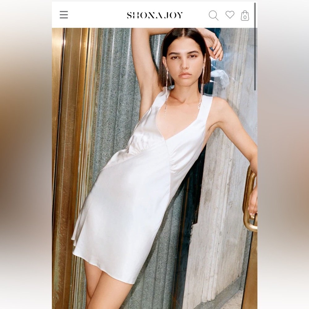 NWT Shona Joy La Alina slip dress in cream size XL